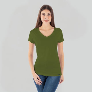Jockey COMFIES Cotton Rich V-Neck Women's T-Shirt