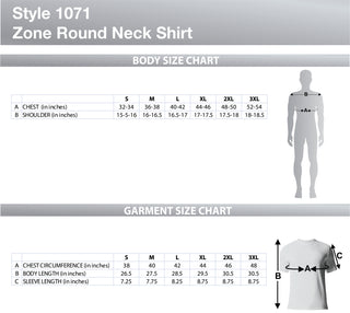 100% Cotton Zone Round Neck Shirt