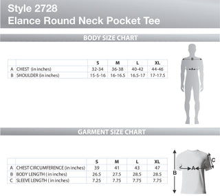 Elance Combed Cotton-Rich Round Neck T-Shirt with Pocket