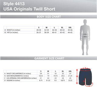 Twill 100% Cotton Shorts