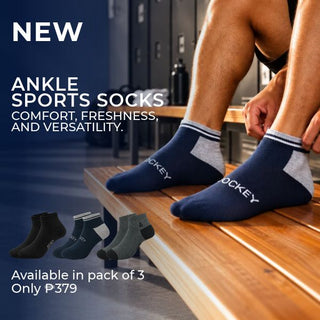 Jockey Ankle Sports Socks (Pack of 3)
