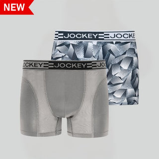 JOCKEY MENS MICROFIBER ACTIVE BOXER BRIEF (Pack of 2)