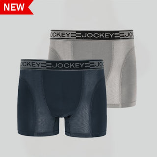 JOCKEY MENS MICROFIBER ACTIVE BOXER BRIEF (Pack of 2)