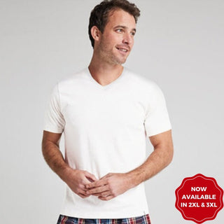 Jockey Zone 100% Cotton V-Neck Men's T-Shirt Small - Extra Large