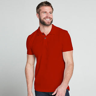 Jockey Cotton Rich Pique Classic Fit Men's Plain Short Sleeve Polo Shirt