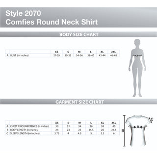 COMFIES  ROUND NECK ASSORTED TRI-PACK