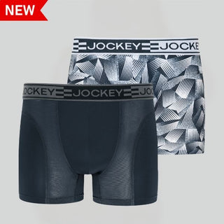 JOCKEY MENS MICROFIBER ACTIVE BOXER BRIEF (Pack of 2)