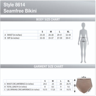 Seamfree Nylon Spandex Bikini Jacquard Underwear (TRI-PACK)