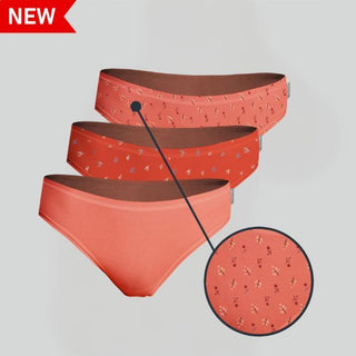 Jockey Comfies Bikini w/print Underwear for Women Set of 3 Panty Pack