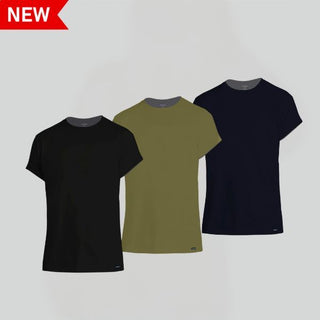 Comfies Cotton Round Neck Shirt Pack of 3