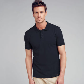 Jockey Cotton Rich Pique Classic Fit Men's Plain Short Sleeve Polo Shirt