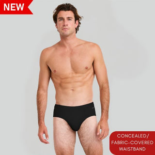 Men's Cotton Stretch Concealed Elastic Hipster (Pack of 3)