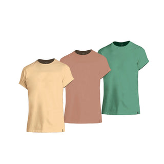 COMFIES  ROUND NECK ASSORTED TRI-PACK