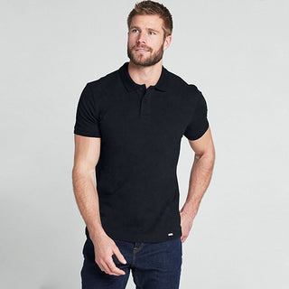 Jockey Cotton Rich Pique Classic Fit Men's Plain Short Sleeve Polo Shirt