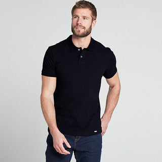 Jockey Cotton Rich Pique Classic Fit Men's Plain Short Sleeve Polo Shirt