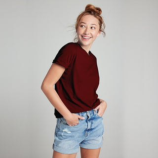 Jockey COMFIES Cotton Rich V-Neck Women's T-Shirt