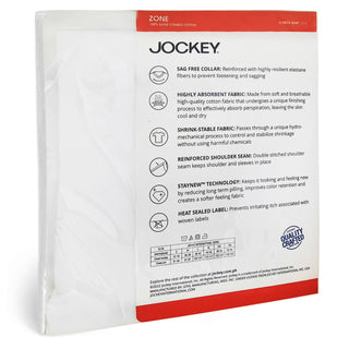 Jockey® ZONE 100% Cotton V-Neck Men's T-Shirt