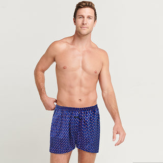 Zone 100% Cotton Woven Boxer Shorts with Side Pockets