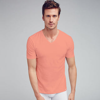 Elance Combed Cotton-Rich Cruiser V-Neck T-Shirt