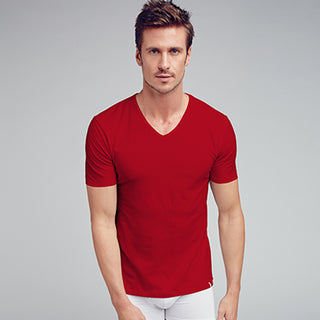 Elance Combed Cotton-Rich Cruiser V-Neck T-Shirt