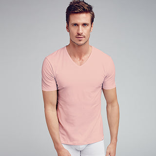 Elance Combed Cotton-Rich Cruiser V-Neck T-Shirt