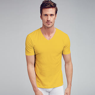 Elance Combed Cotton-Rich Cruiser V-Neck T-Shirt