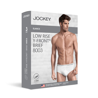 Jockey®100% Cotton Elance™ Low Rise Y-Front® Brief (3-Pack)