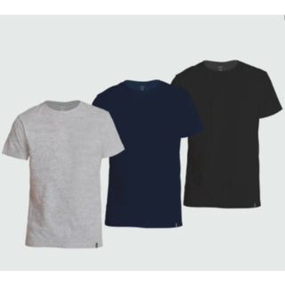 Zone 100% Cotton Round Neck T-Shirt (Tri-Pack)